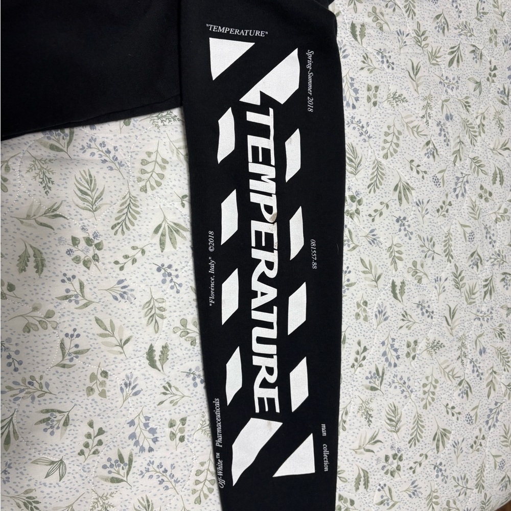Off-White Black and White Striped Hoodie - Picture 10 of 16